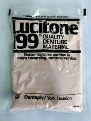 Dental LUCITONE veined pink Quality Denture Material 100gm Pack