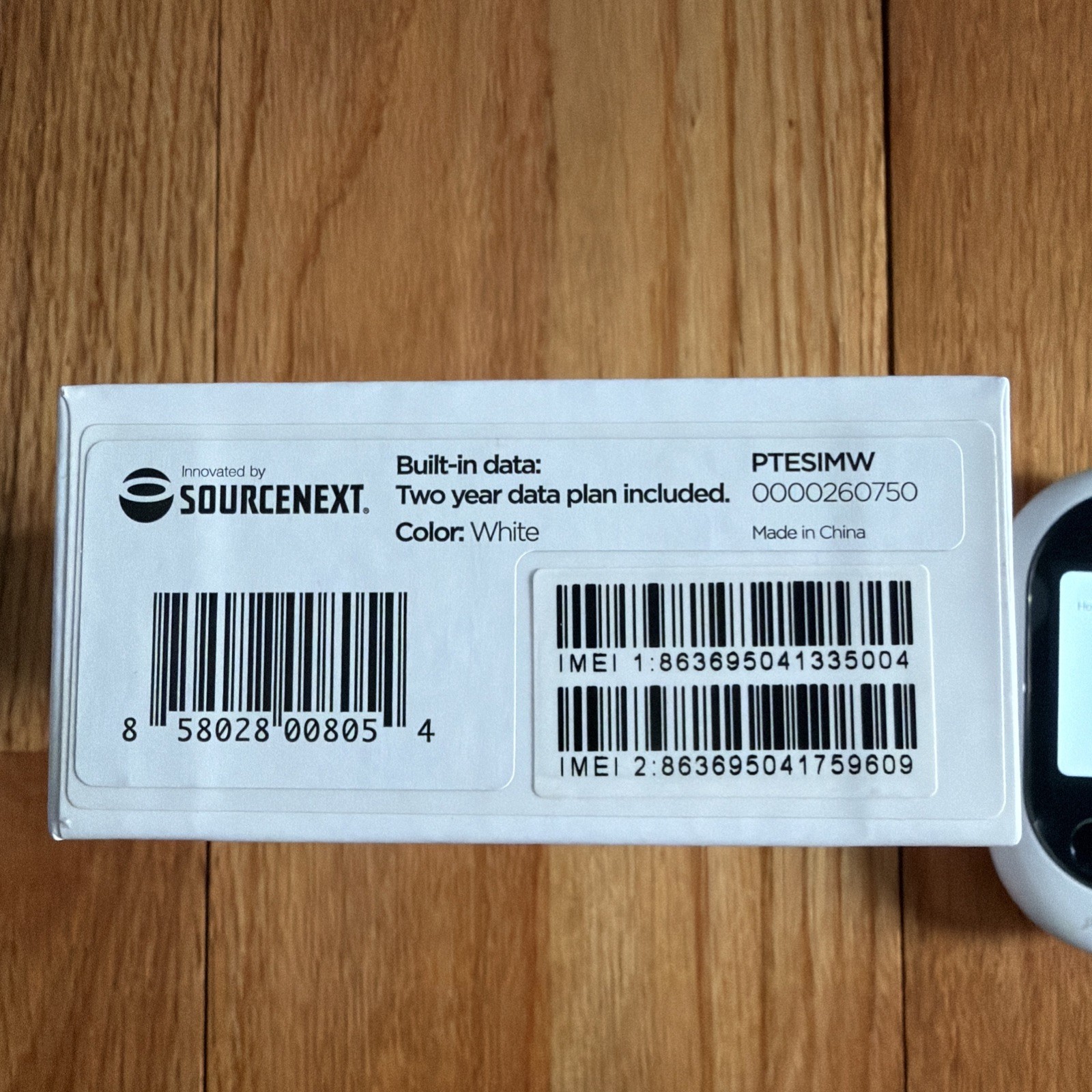 POCKETALK Pocket Talk Translator 74 languages Wi-Fi eSIM Model White