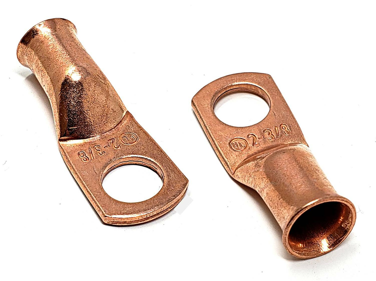 Copper Cable Lug Ends Terminal Ring Connectors + Adhesive Heat Shrink Tubing