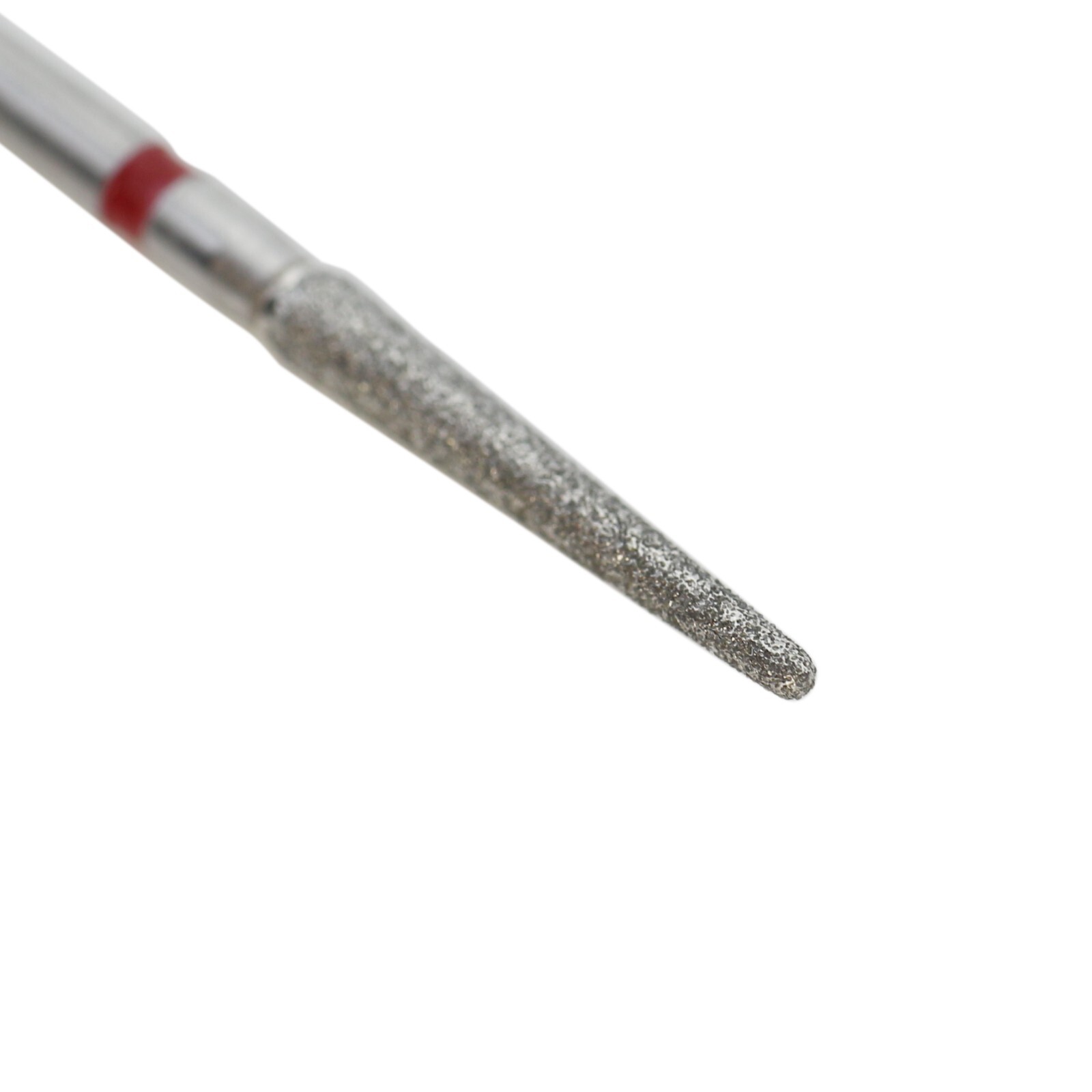 Dental Diamond Burs Round End Taper 850/016F Fine Grit Red FG High Speed 10pcs