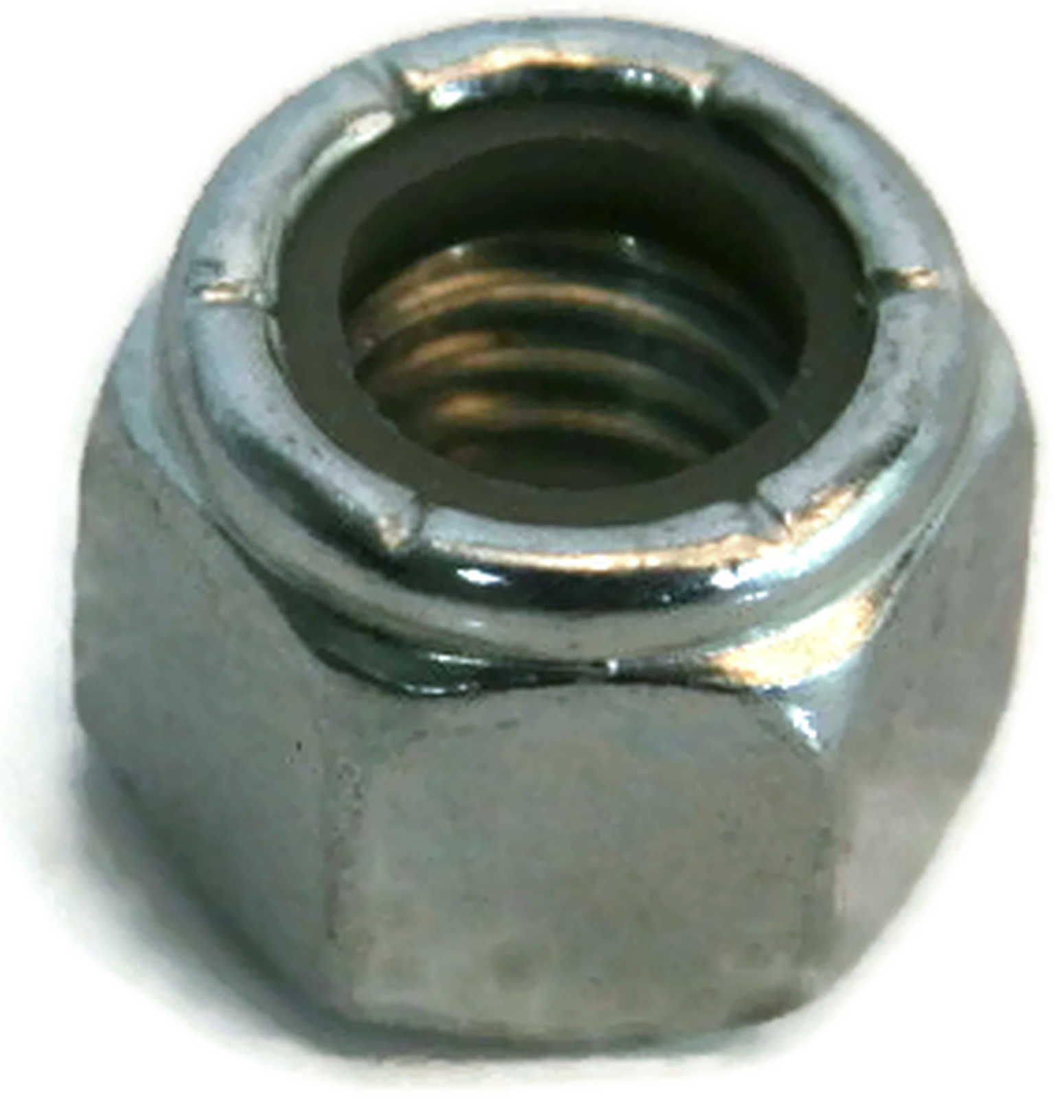 Zinc Plated Steel Nylon Insert Lock Nuts Nylock Inch Sizes #2-56 to 1-1/2″-12