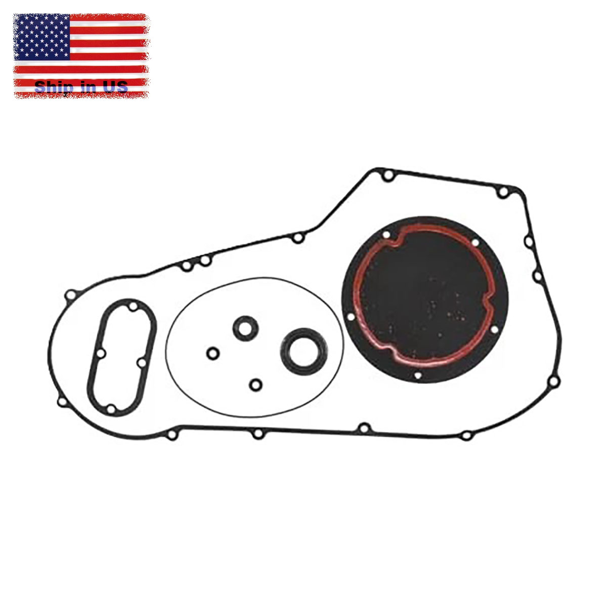 For 1994-2005 Harley Softail Dyna Road King Primary Clutch Cover Gasket Seal Kit