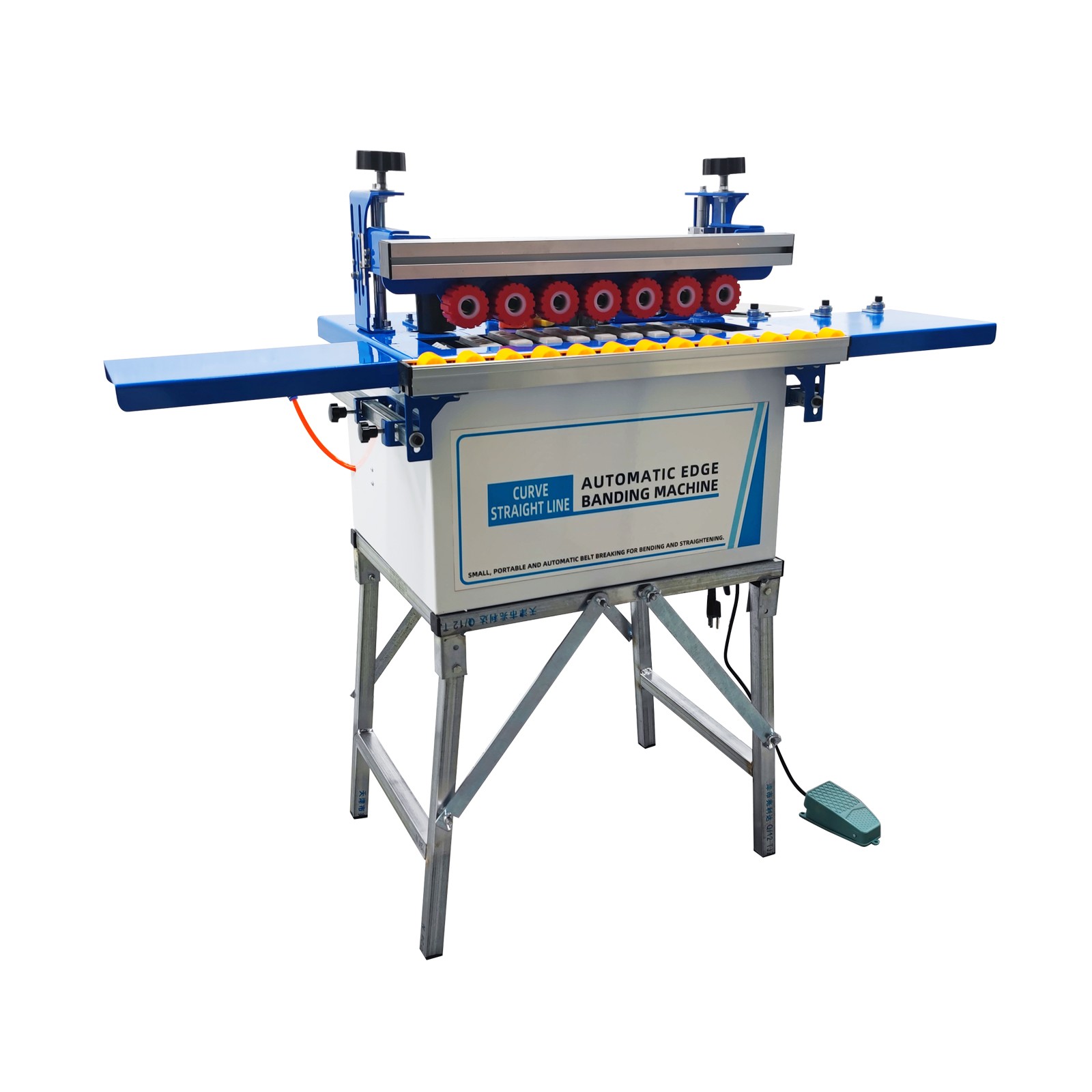 Automatic Straight&Curved Edge Banding Machine Woodwork Edge Bander 0-6m/min110V