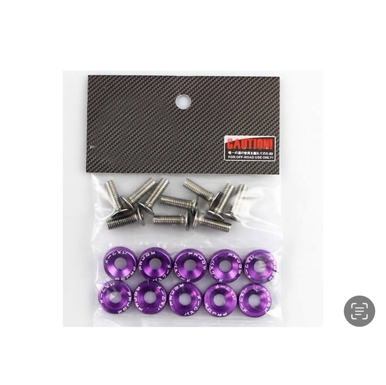 Chuma Tank 200 Efi VR10 Purple Washers 20pcs Set JDM