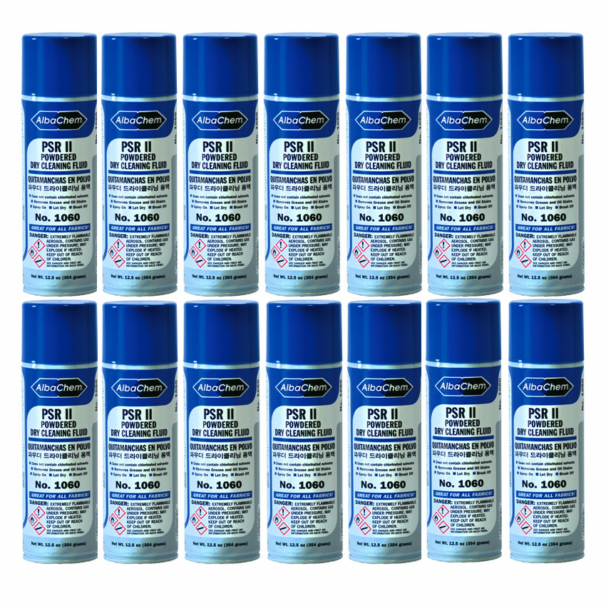 AlbaChem PSR II Powdered Dry Cleaning Fluid Spot Remover 12.5 Oz. – 12/Pk