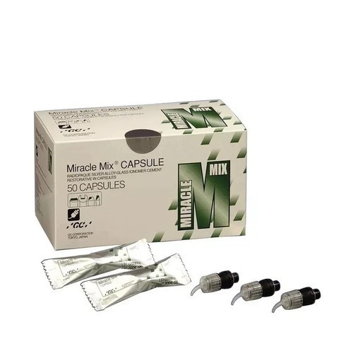 GC Miracle Mix Caps Metal-Reinforced Crown & Core Build-Up 50/Pkg