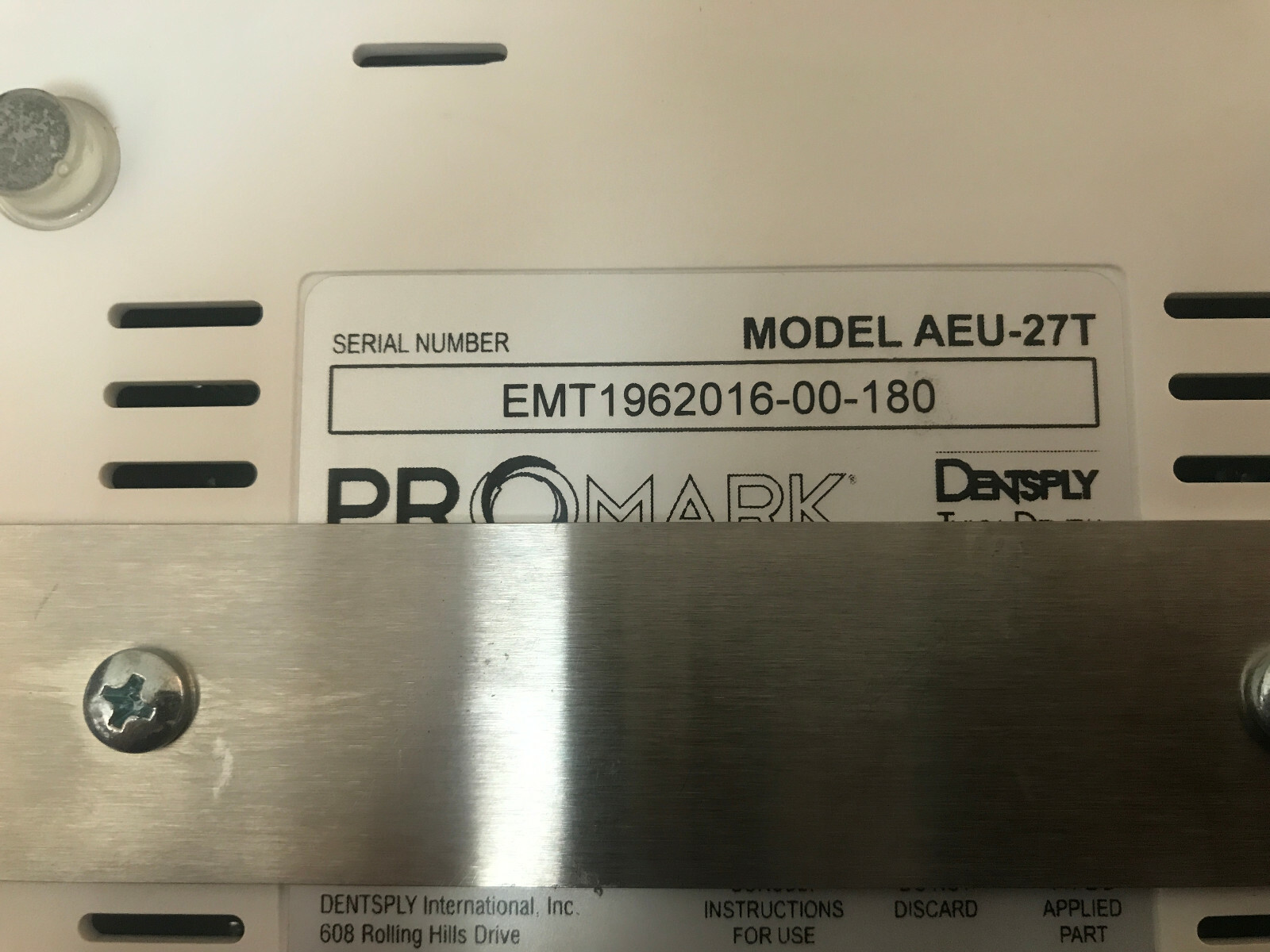⭐️⭐️ ⭐️ Dentsply promark AEU-27T Dental Endo consol only ⭐️ ⭐️ ⭐️