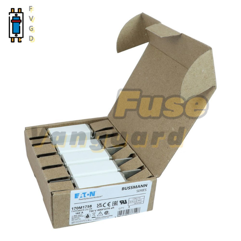 1PC Eaton BUSSMANN 170M1758 160A 750V Fuse