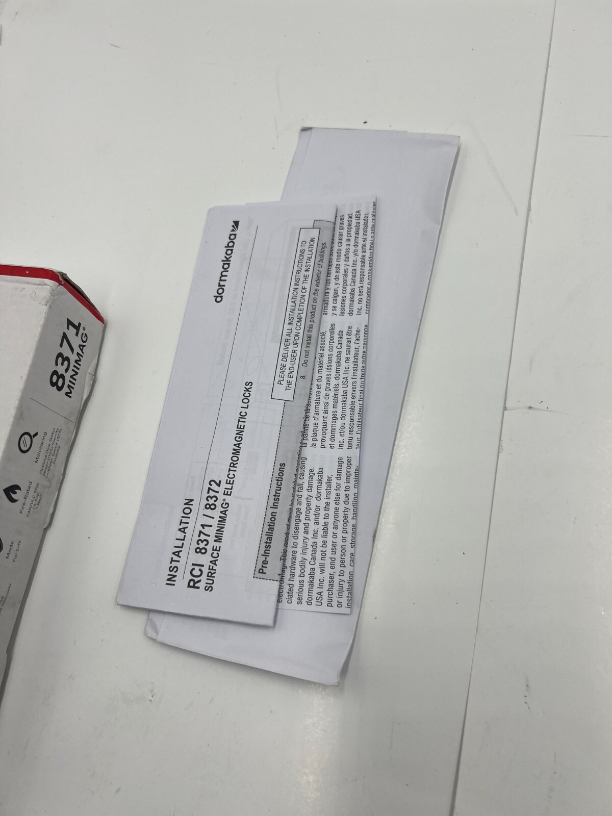 Rutherford Controls / dormakaba – 8371X28 – RCI MiniMag 8371X28 Magnetic Lock