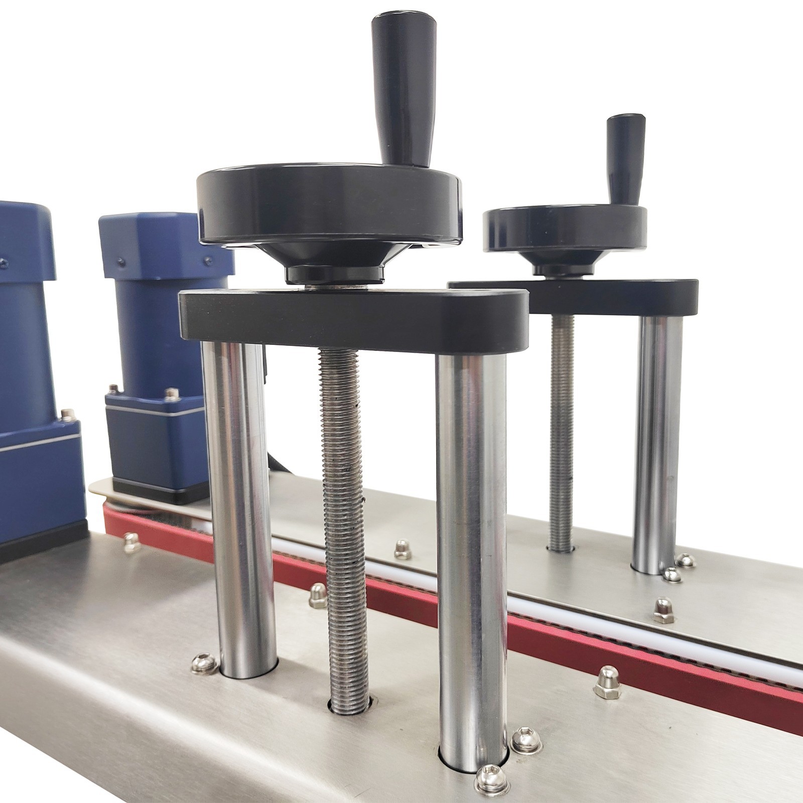 Bottomless Gap Transfer Conveyor Hugger Belt 30.7″-33.8″ Workbench Height 220V