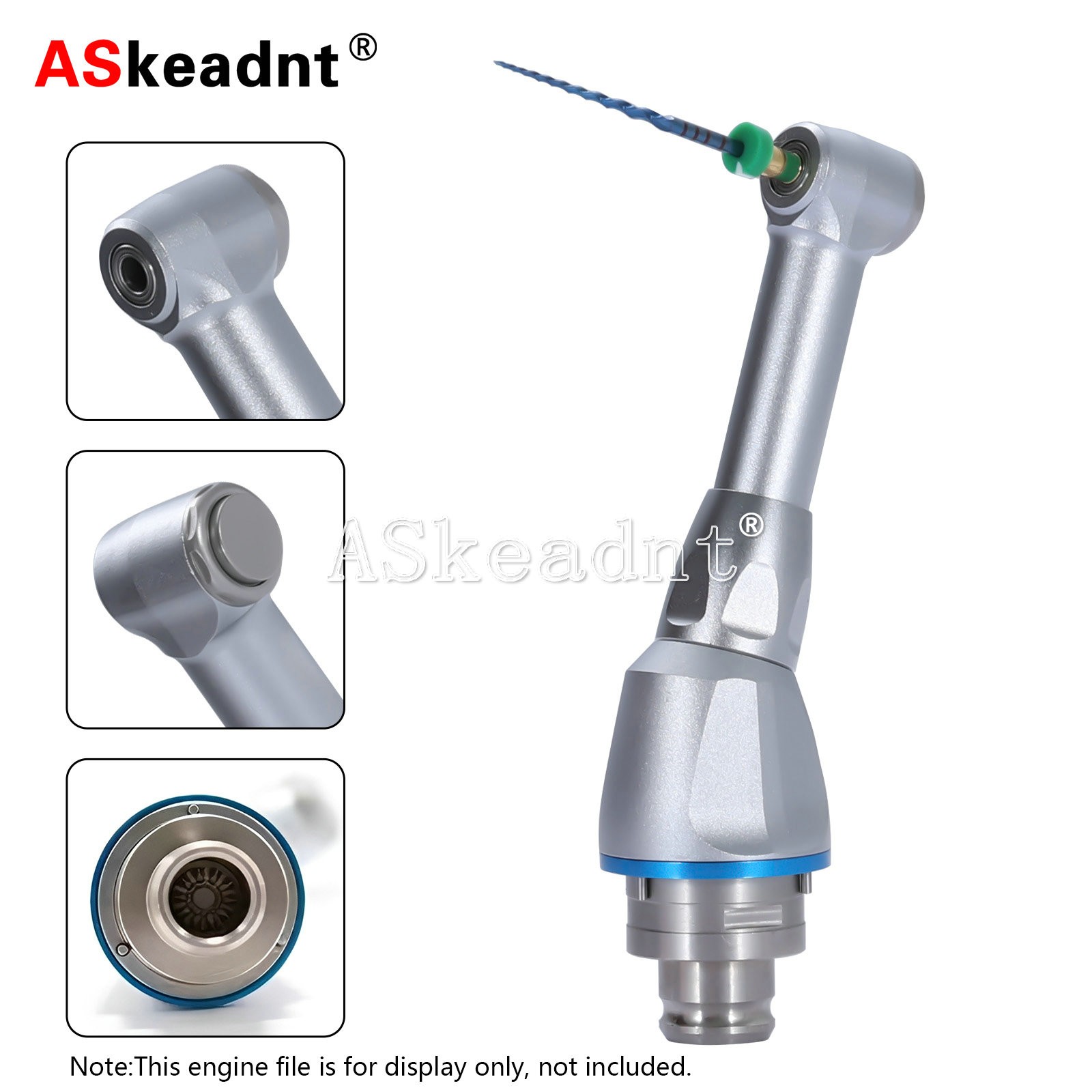 Dental 1:1 16:1 Contra Angle Head For SANDENT WOODPECKER Endo Motor Handpiece