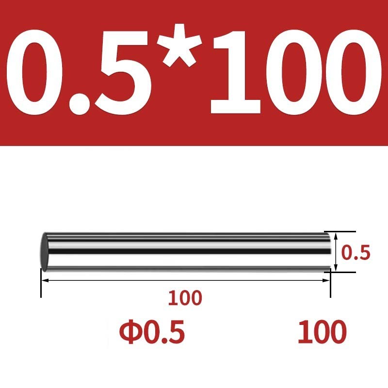 HSS High Speed Steel Rod Ø0.5 To Ø50mm Bright Round Bar Length 100mm Craft Model