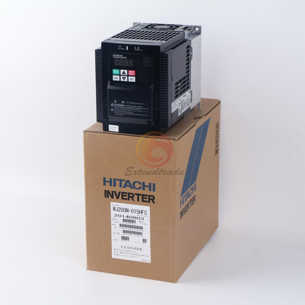 1PC NEW HITACHI INVERTER WJ200N-015HFC 1.5KW