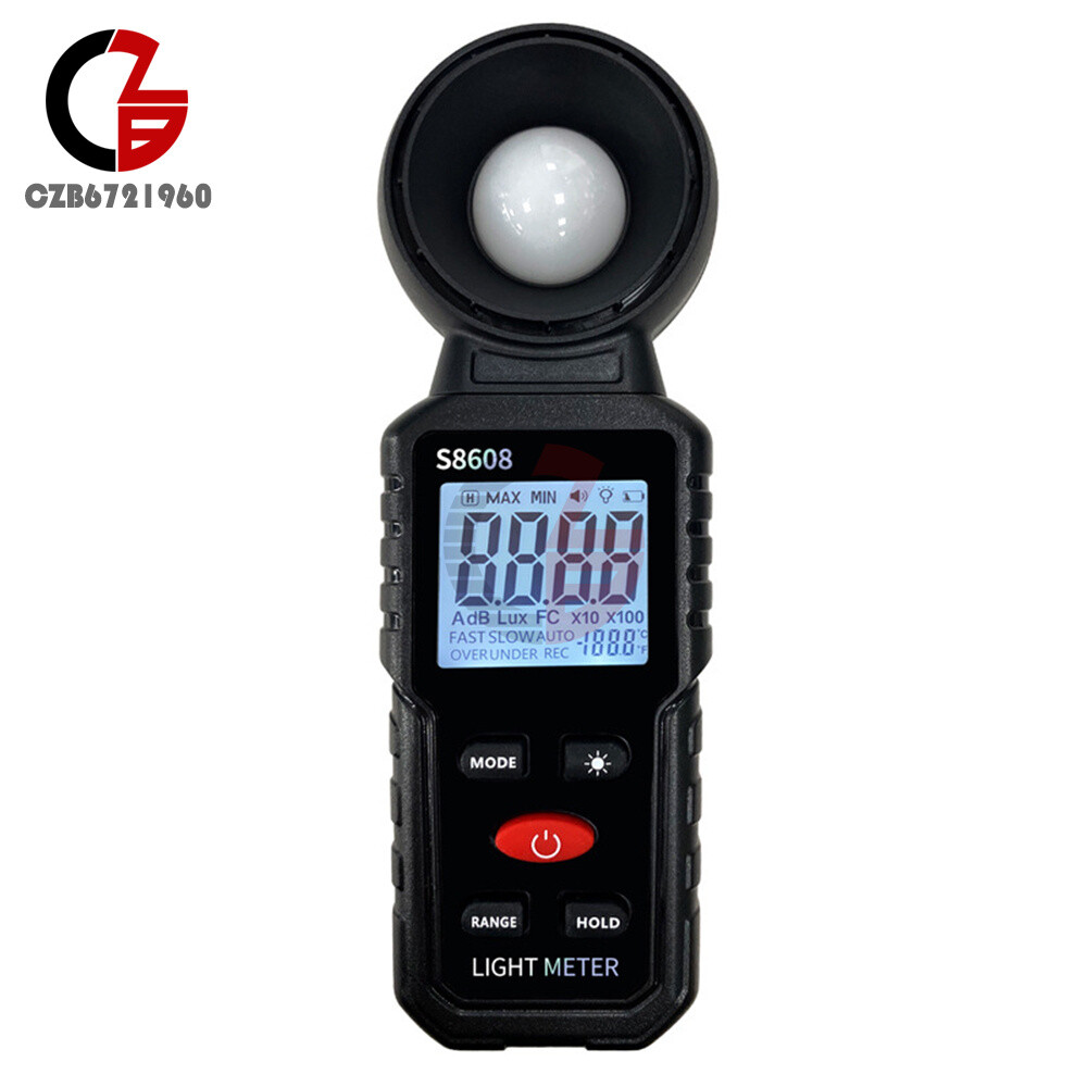 Light Meter Digital Illuminance Meter Luxmeter Luminometer Photometer 200000Lux