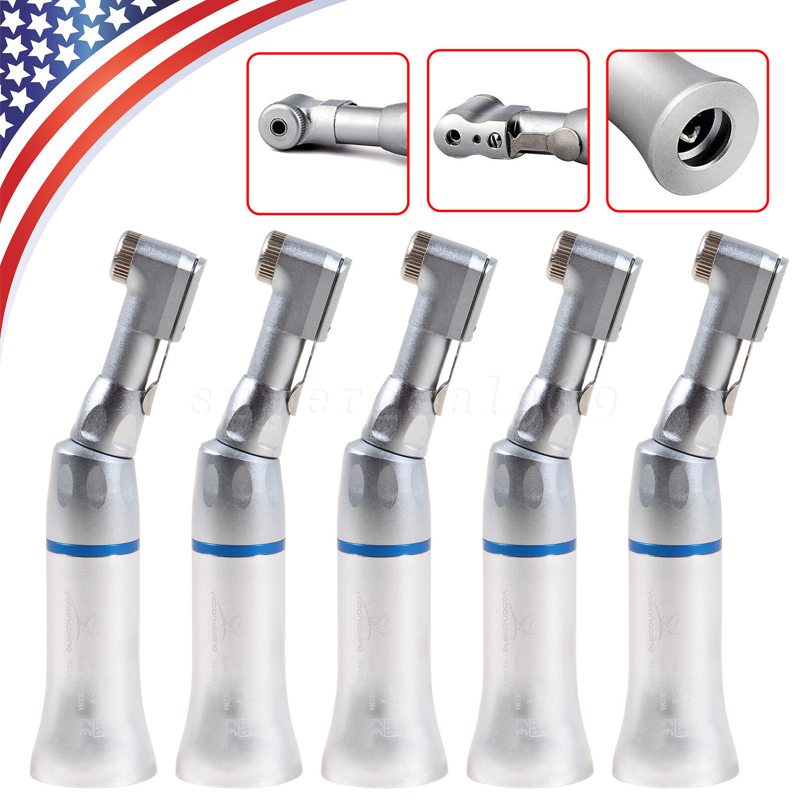 1-5 NSK Style Dental Low Slow Speed Contra Angle Handpiece Latch E-type YB-EP