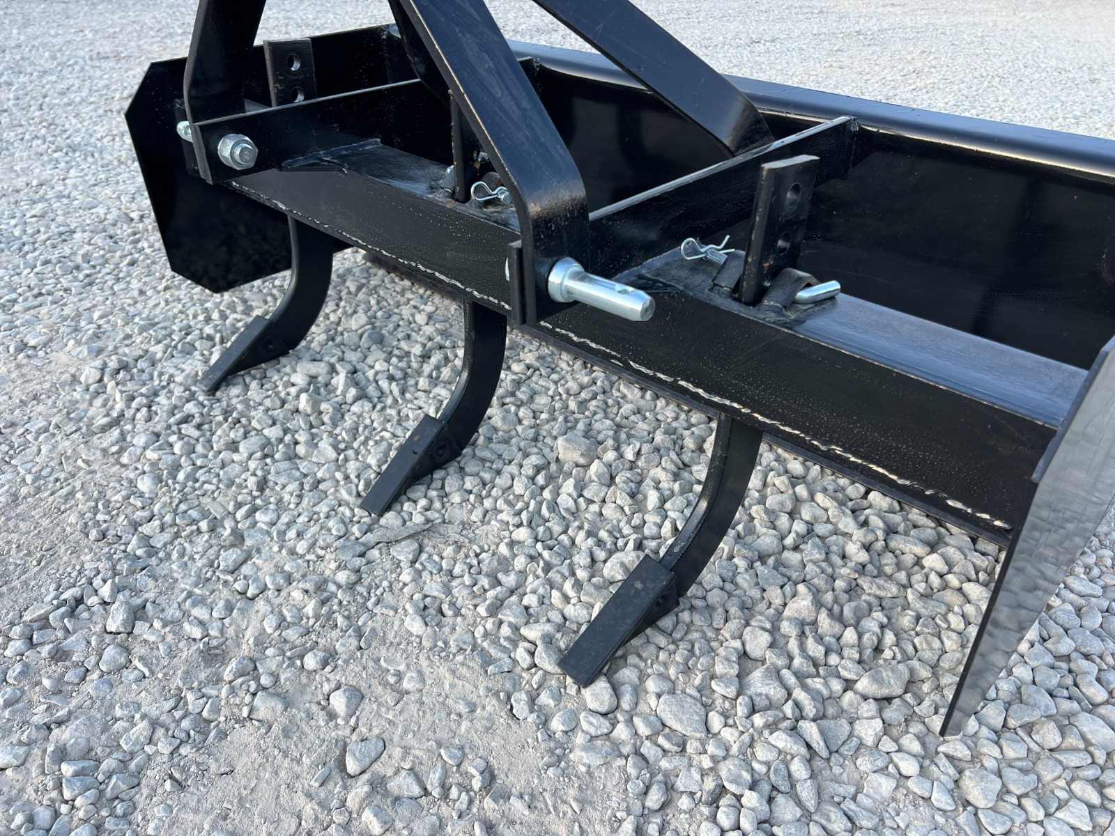 PROWORKS 48″ Box Blade 3 Point Hitch Tractor Scraper Grader 4 FT USA 3 Ripper