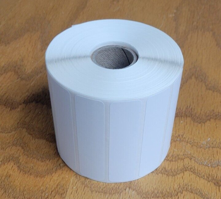 Direct Thermal 3″ x 0.75″ Paper Labels on 1″ core for small printers – 12 ROLLS