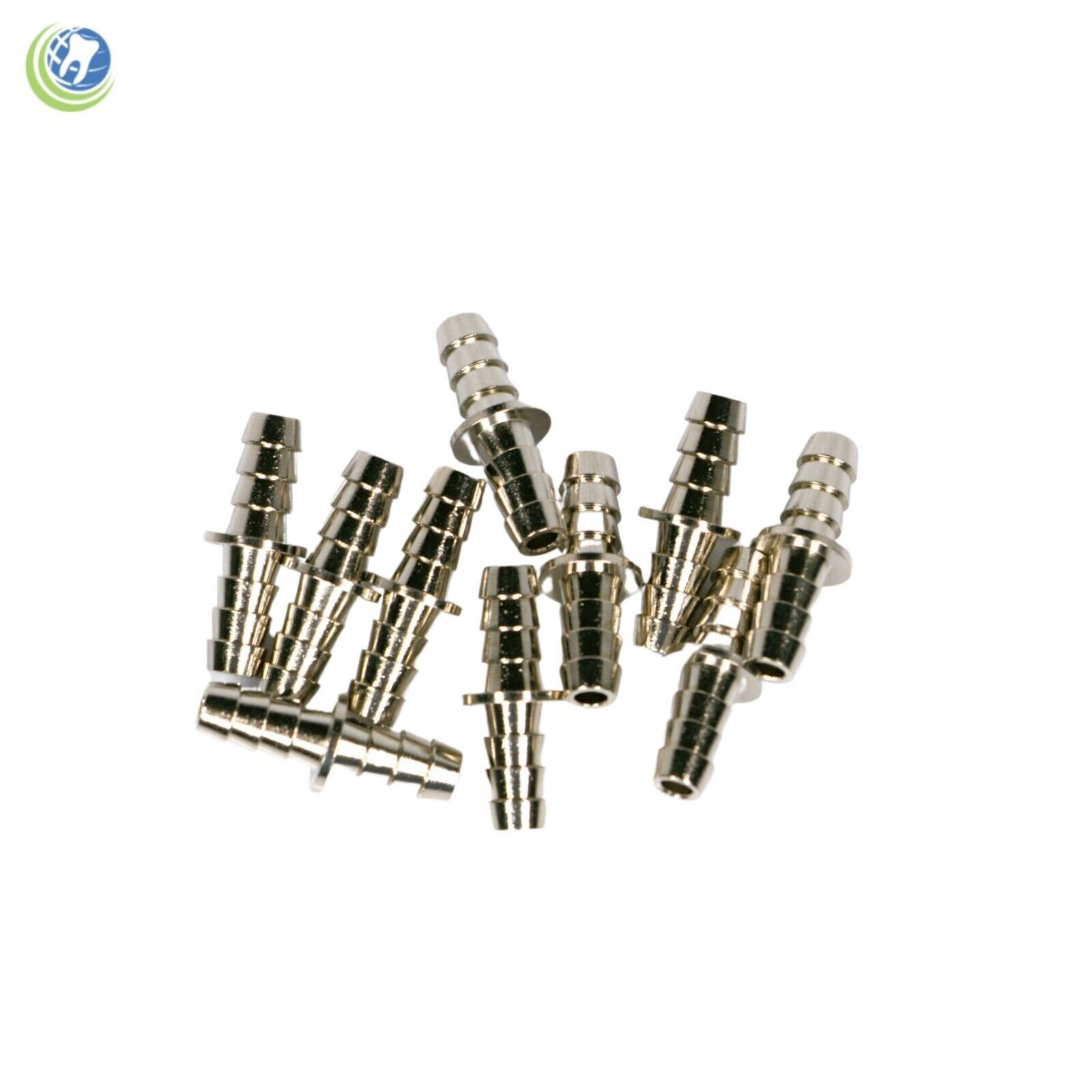 10 X DCI Dental Unit 1/8″ In-Line Barb to use with 1/4″ O.D. tubing #0078