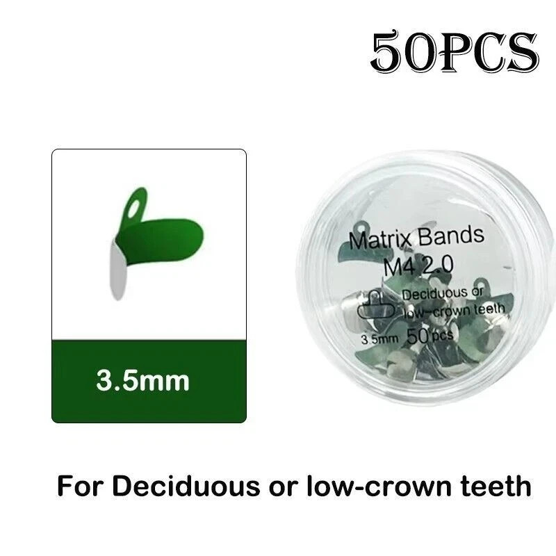 25 Types Dental Sectional Matrix Bands Ring Matrice Clamp Fit Garrison Palodent