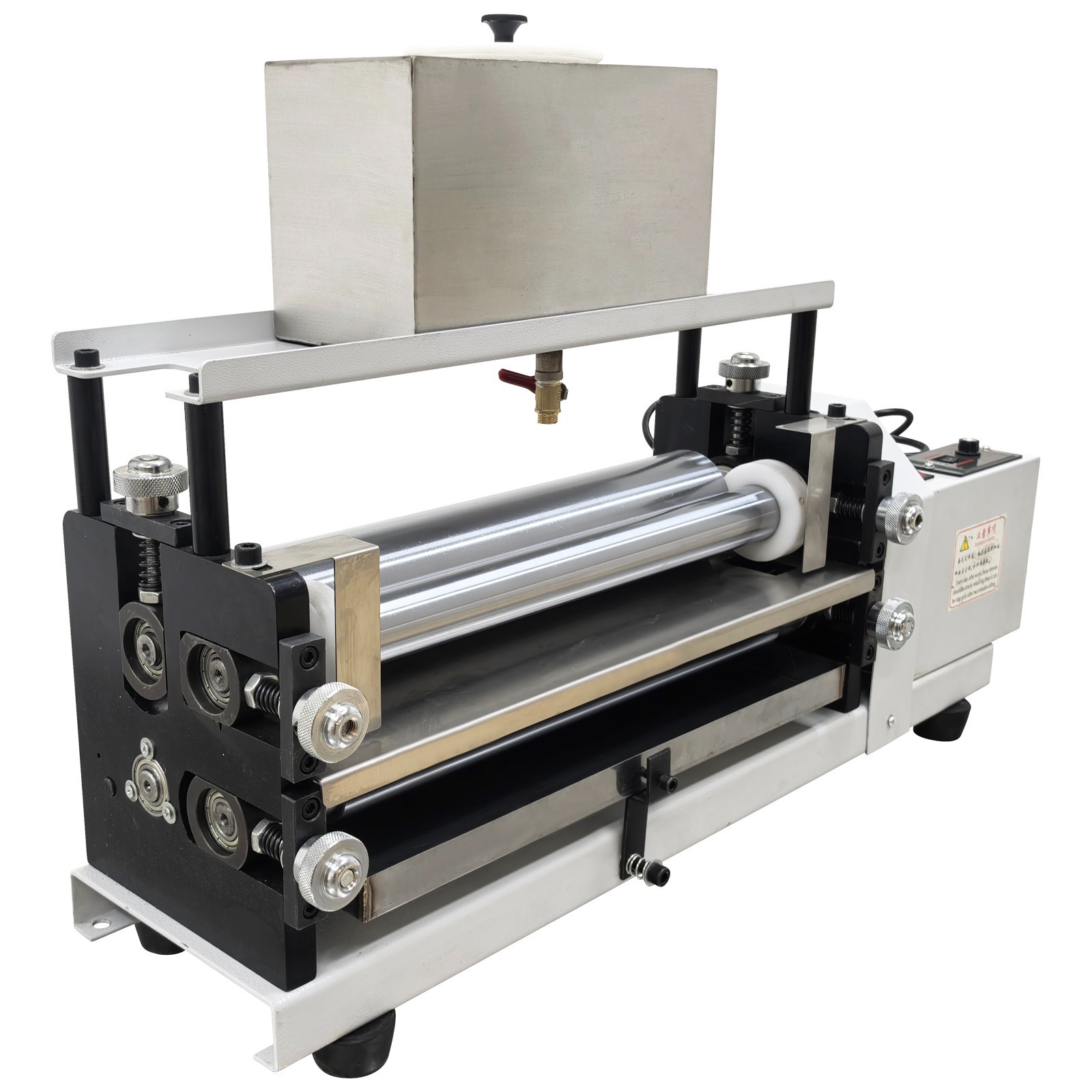 Paper Lather Glue Coating Machine Double-Sided Glue Applicator 15.3″ Soft Roller