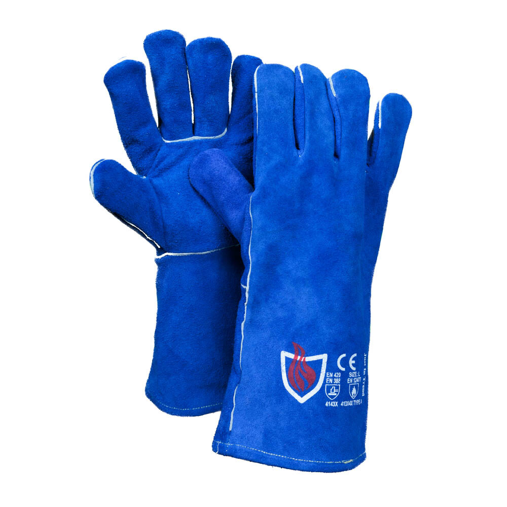 Flame/Heat Resistant Welding Gloves – Royal Blue