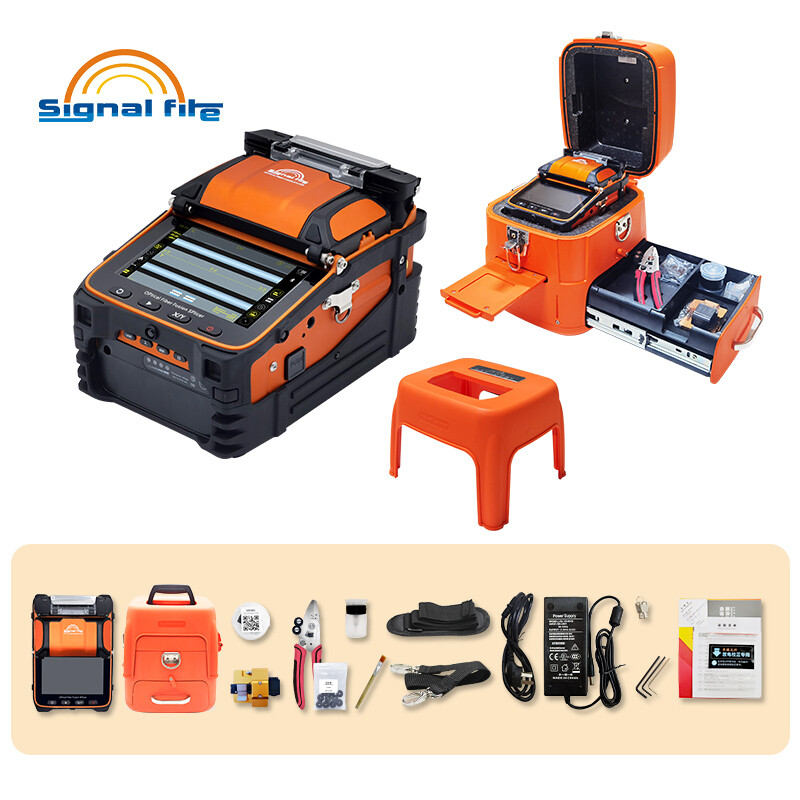 SIGNAL FIRE Optical Fiber Fusion Splicer AI-9 Core Alignment 6 motors + tool kit