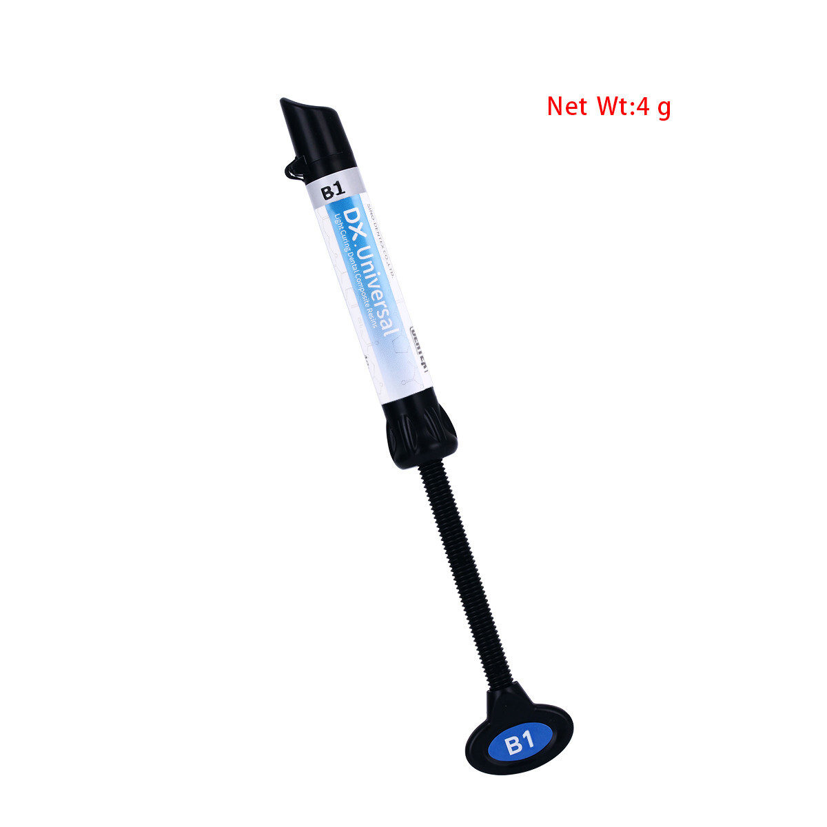 DENTEX Dental Universal Light Cure Composite Resin B1 Shade 4g/Syringe