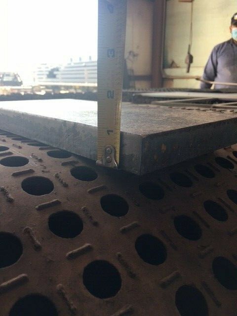 1 X 6 X 12″ Steel Flat Bar Plate 1 ” THICK Blacksmith Bench Plate Welding