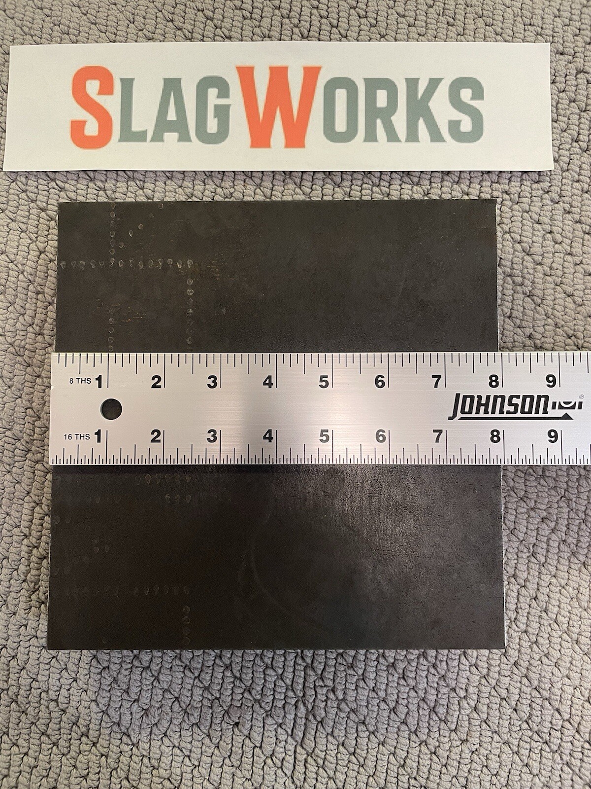 1/4x8x8 inch steel plate 8”x8” A36 Hot Roll Flat .25″ Thick