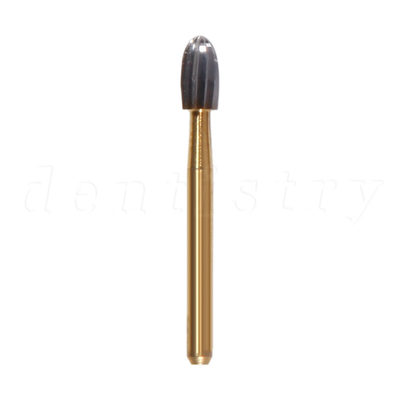 SANDENT Dental Tungsten Carbide Burs Trimming & Finishing Egg Football FG-7408