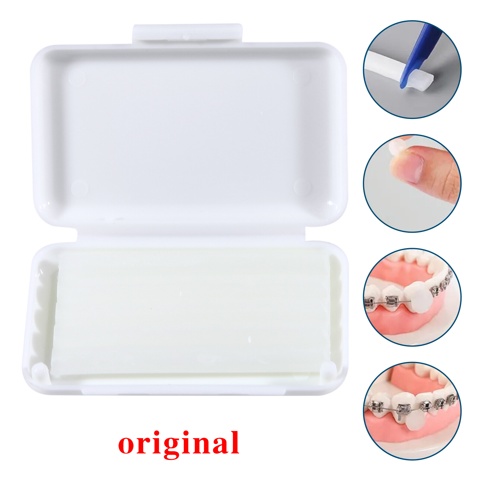 10 Fruit Scent Dental Orthodontic Wax for Braces Gum Irritation 5pcs/box ns