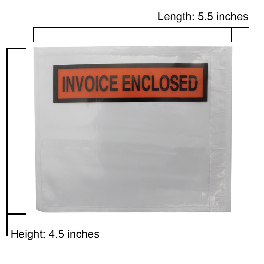 Invoice Enclosed Packing List Envelopes 4.5″ x 5.5″ – Case of 1000