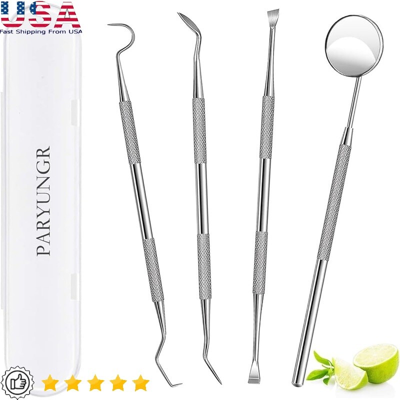 Professional Dental Tools Kit Teeth Cleaning Tartar Scraper Personal Pet Use