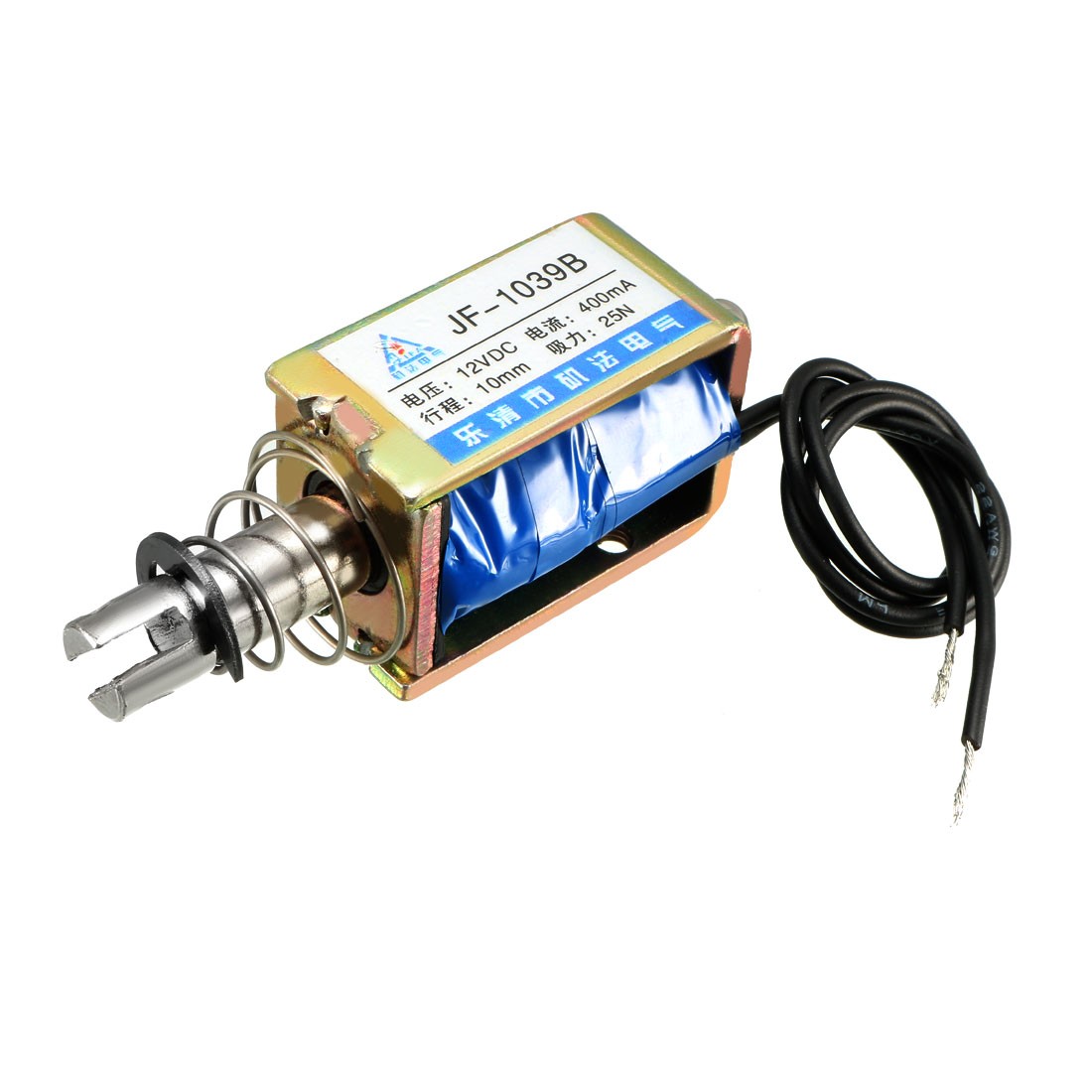 DC 12V 400mA 25N 10mm Push Pull Type Linear Motion Solenoid Electromagnet New
