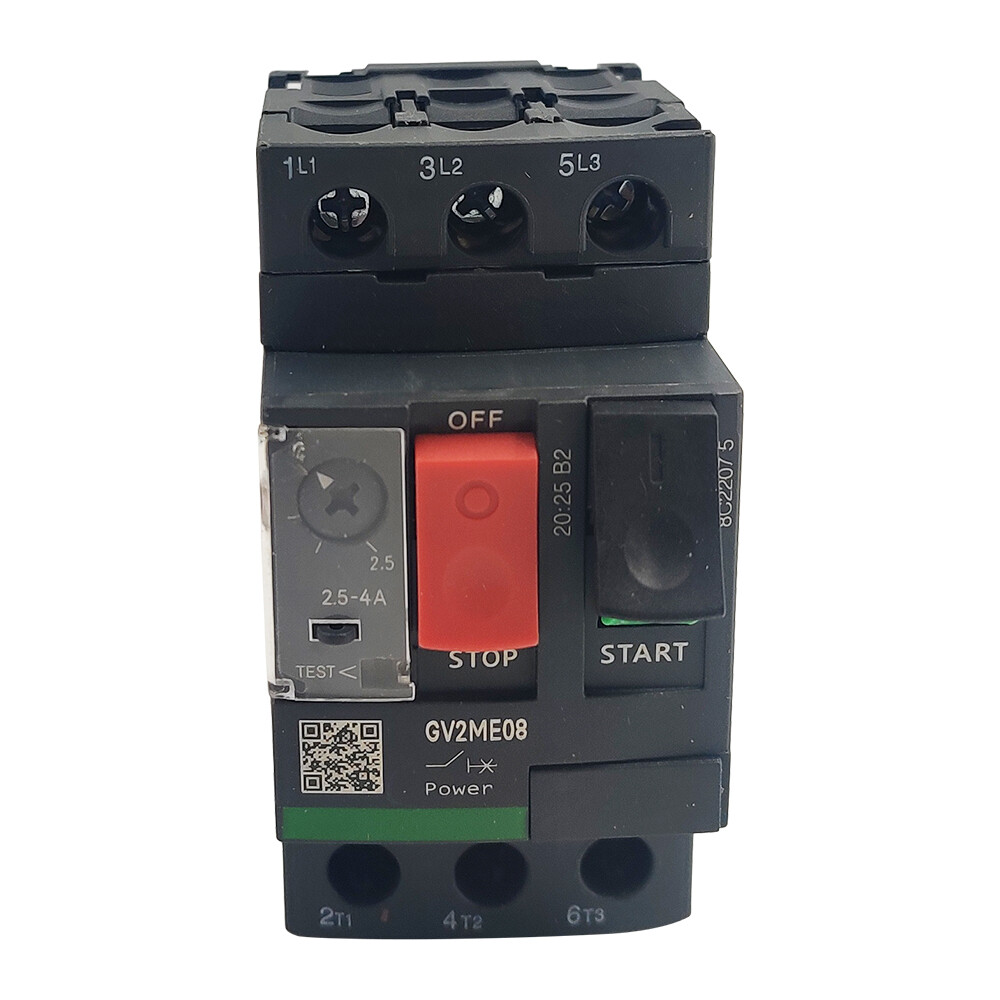 NEW Motor circuit breaker GV2ME08 Deca Manual Motor Starter Button 2.5 to 4A