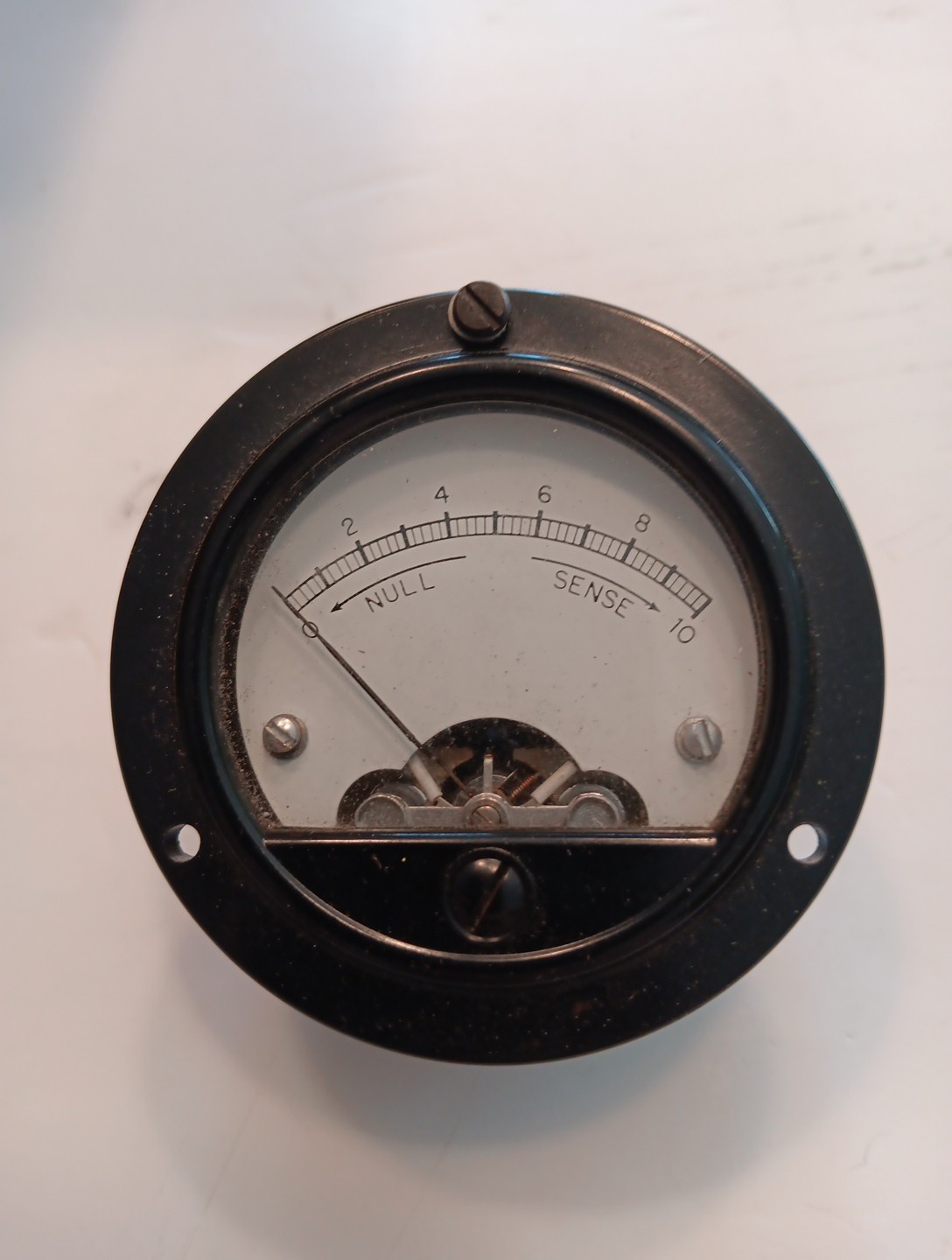 Vintage Gauge, Unbranded, Null/Sense, Round, 2.5″, Untested As Is, Steampunk?#2