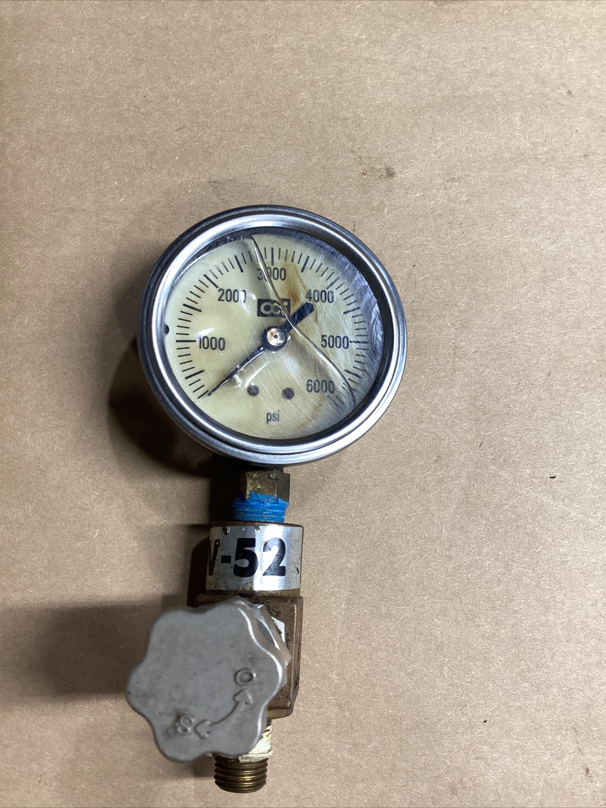 OCI Liquid-Filled Pressure Gauge 6000 Psi #649I111