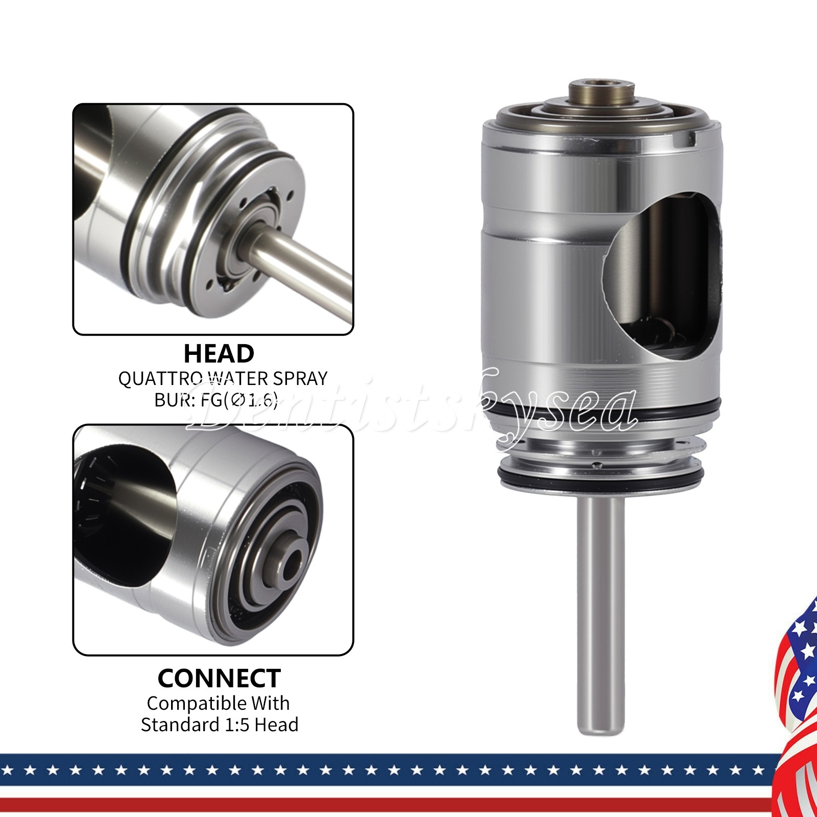 Dental Cartridge Rotor Autochuck For Standard Head 1:5 Low Speed Contra Angle Y