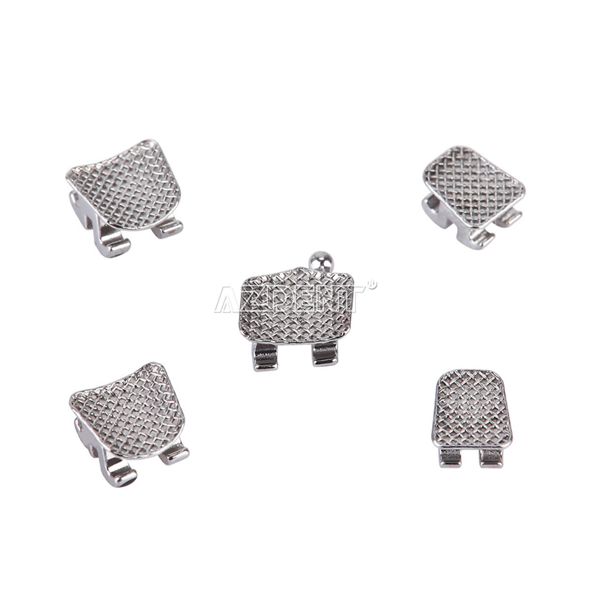 10 X Dental Orthodontic Brackets Braces Mini/Standard Roth/MBT 022/018 Hooks 345