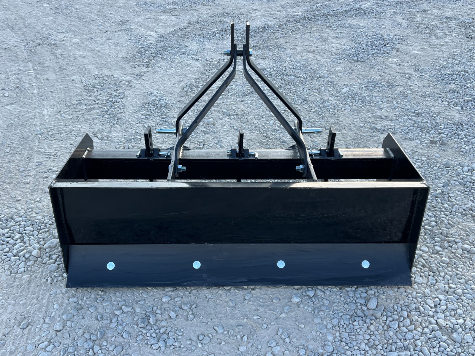 PROWORKS 48″ Box Blade 3 Point Hitch Tractor Scraper Grader 4 FT USA 3 Ripper