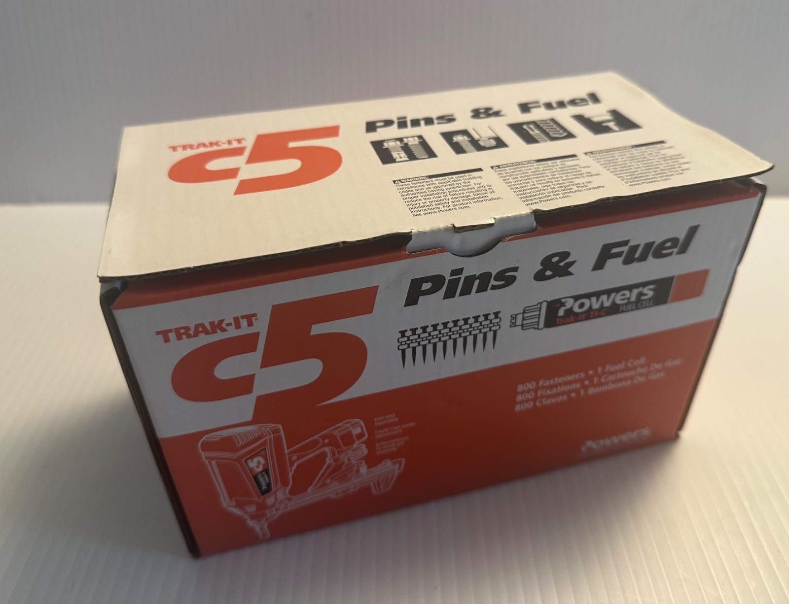 POWERS FASTENERS C5 TRAK-IT 3/4″ PIN 55310 Fuel and 800 pins