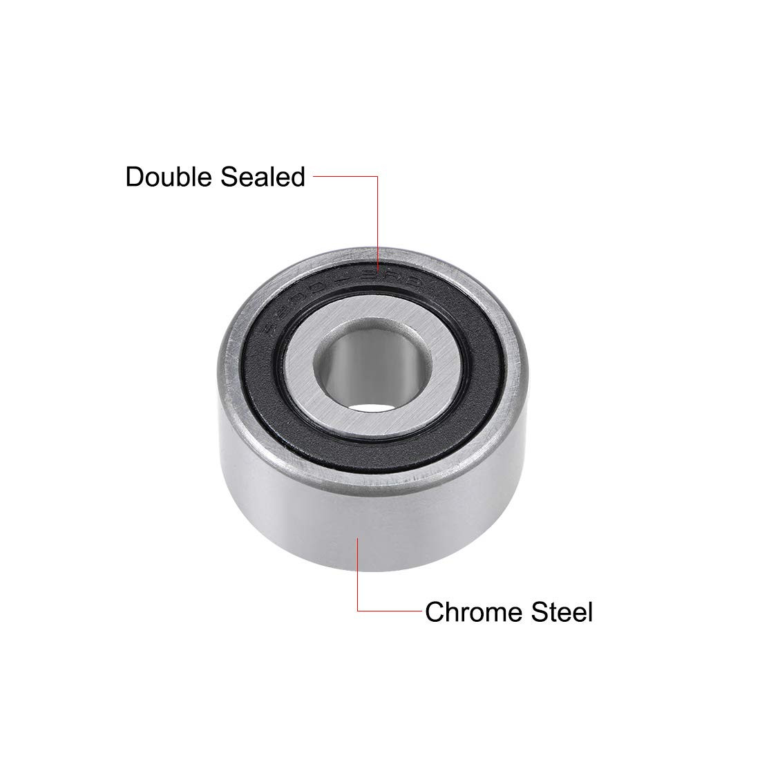 3200-2RS Angular Contact Ball Bearing 10X30X14.3Mm Sealed Bearings 5200-2RS 5Pcs