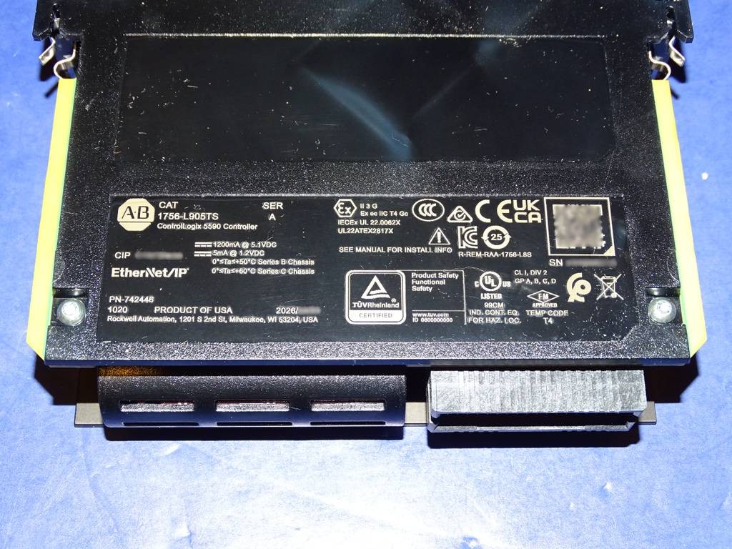 2026 Allen Bradley 1756-L905TS /A ControlLogix 5590 Controller