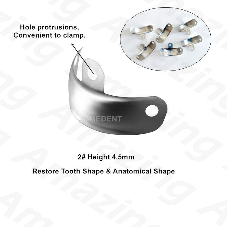 Dental Titanium Ring Stainless Matrices Clamp Separator Matrices Forcep Tweezer
