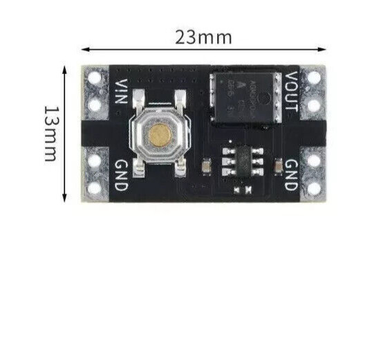 Lot of 2 Switch Power Module Single Bond Buttons 3.5-5.4V 4.5 to 26V 300nA AL