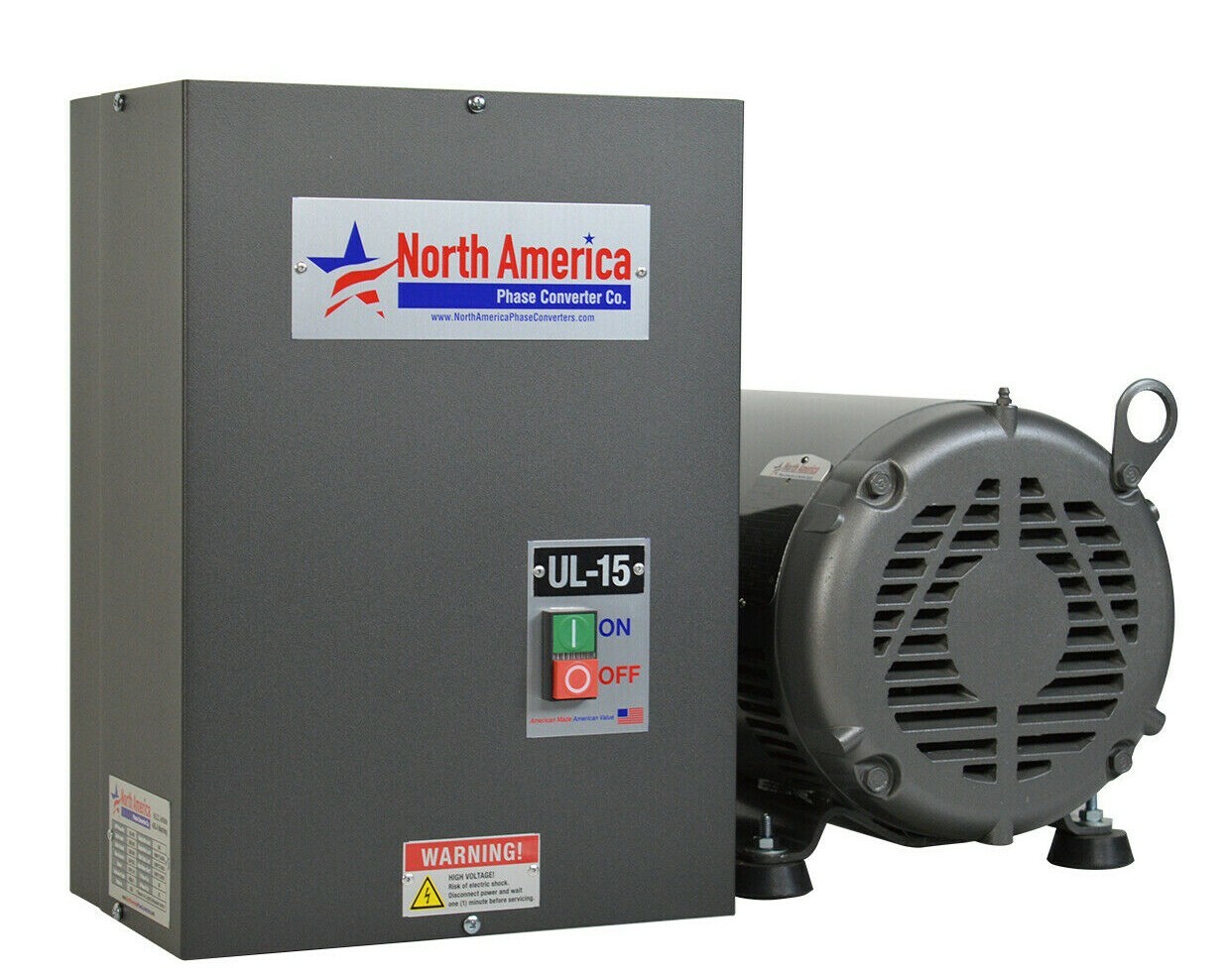 UL-15 Pro-Line 15HP UL Listed Rotary Phase Converter – NEW – Free Shipping