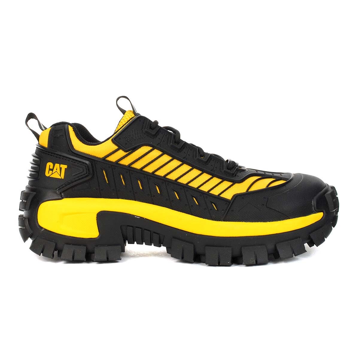 Caterpillar Men’s Invader Mecha Black/Yellow CSA CT Work Shoes P726027