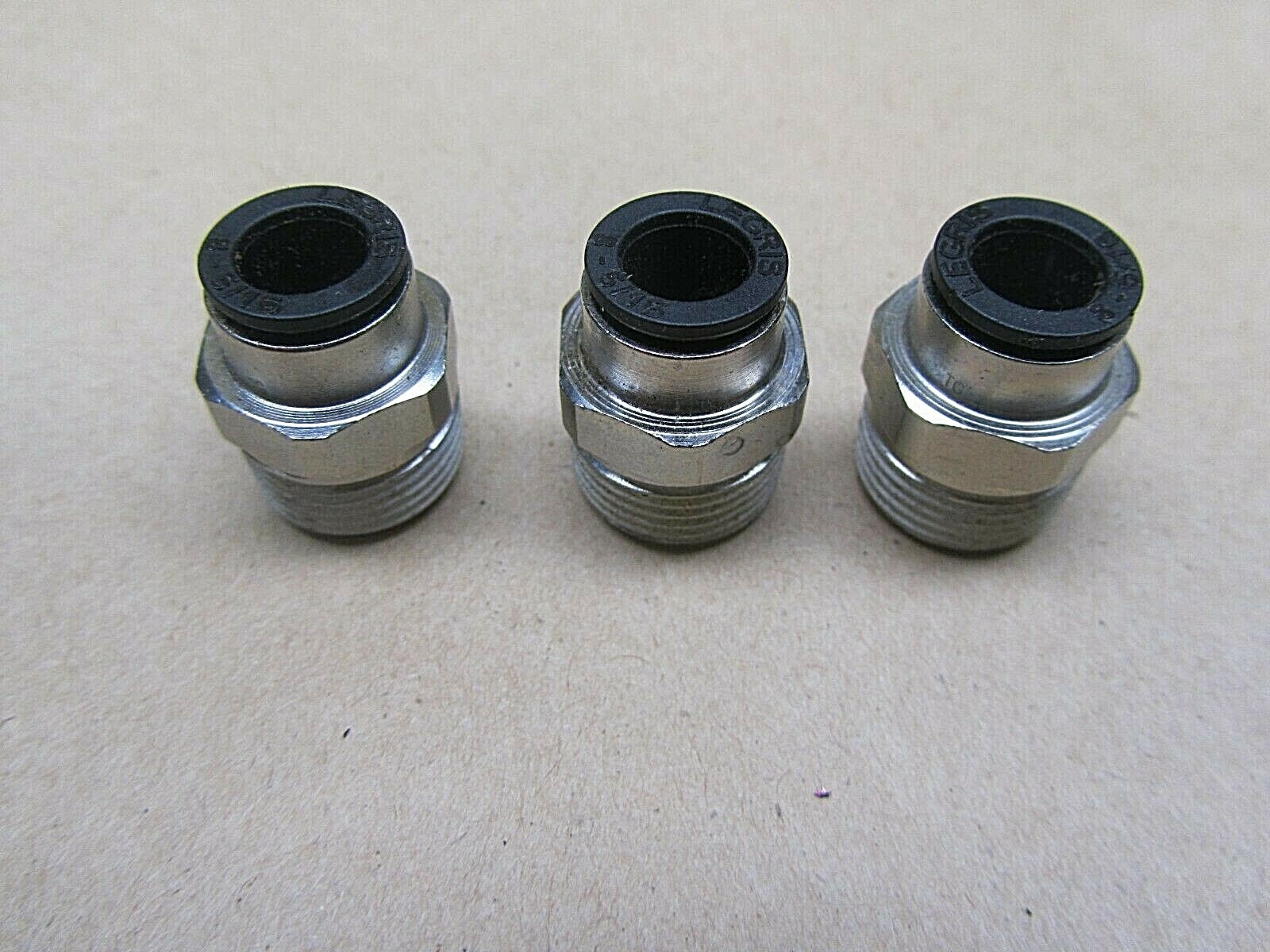 Legris 3175-08-18 Fitting Connector 3/8″npt x (8mm) or 5/16″ Tube (Pack of 3)