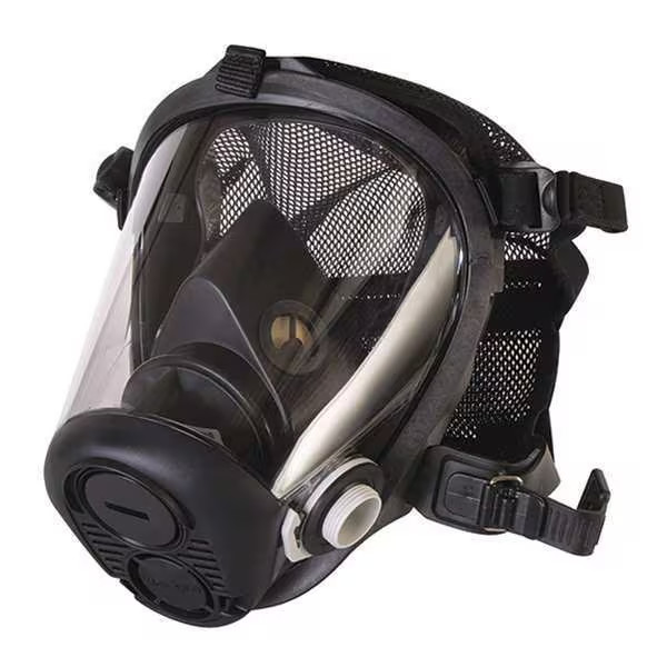 North Full Face Respirator, RU6500, Not Rated, Threaded, Size, M 0 Cartridges