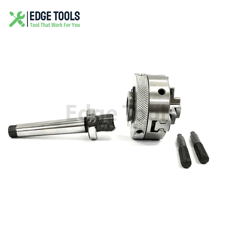 50mm 3Jaw Mini Lathe Chuck 2″ Inch Mount M14x1 Baby 1MT Shank MT1 Drawbar M6x1